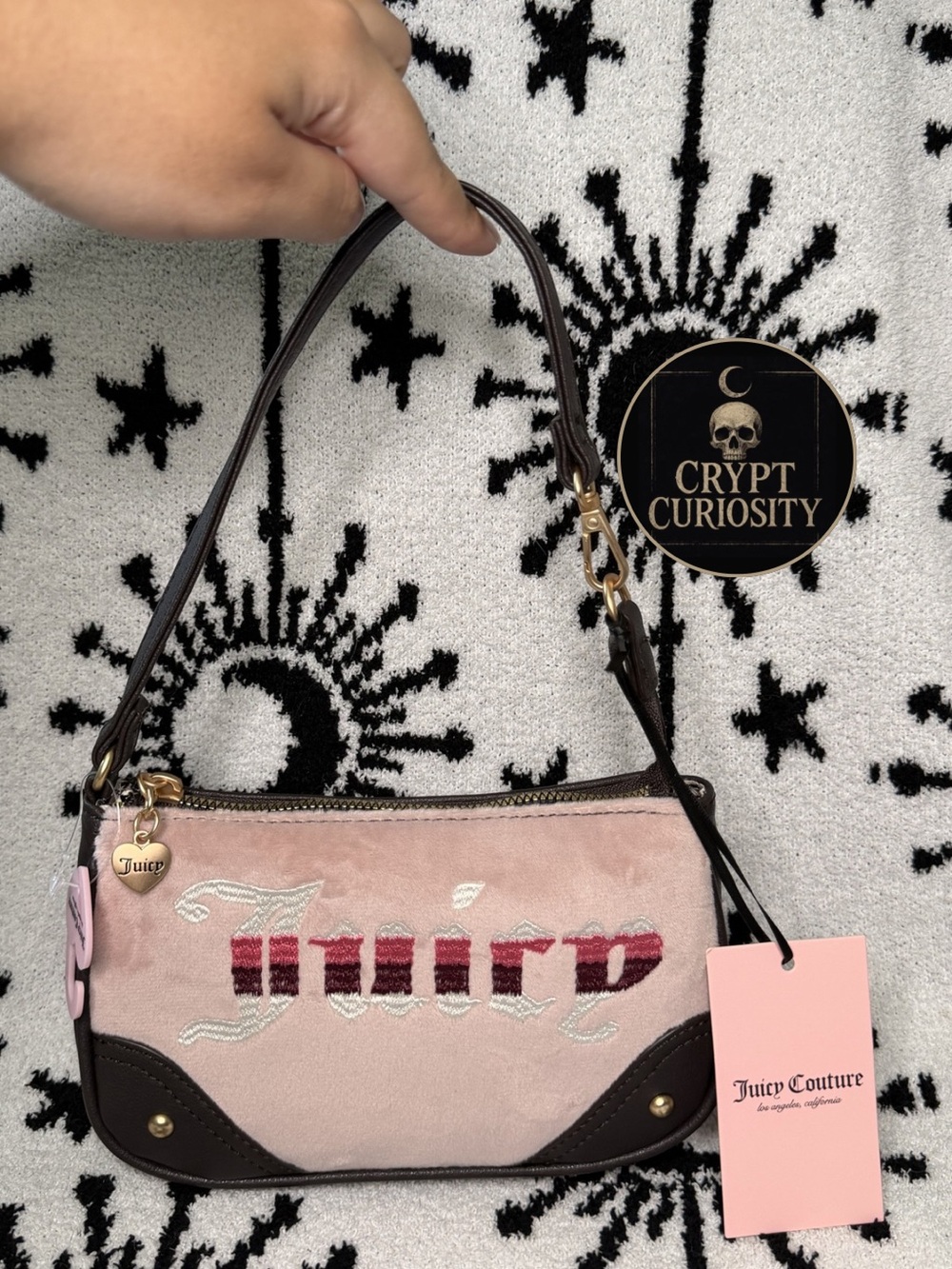 Juicy Couture Pink Wristlet Mini Bag